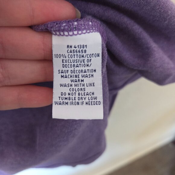 Polo Ralph Lauren Women XL Purple Long-Sleeve Polo Shirt 100% Cotton Classic Fit - Picture 7 of 9